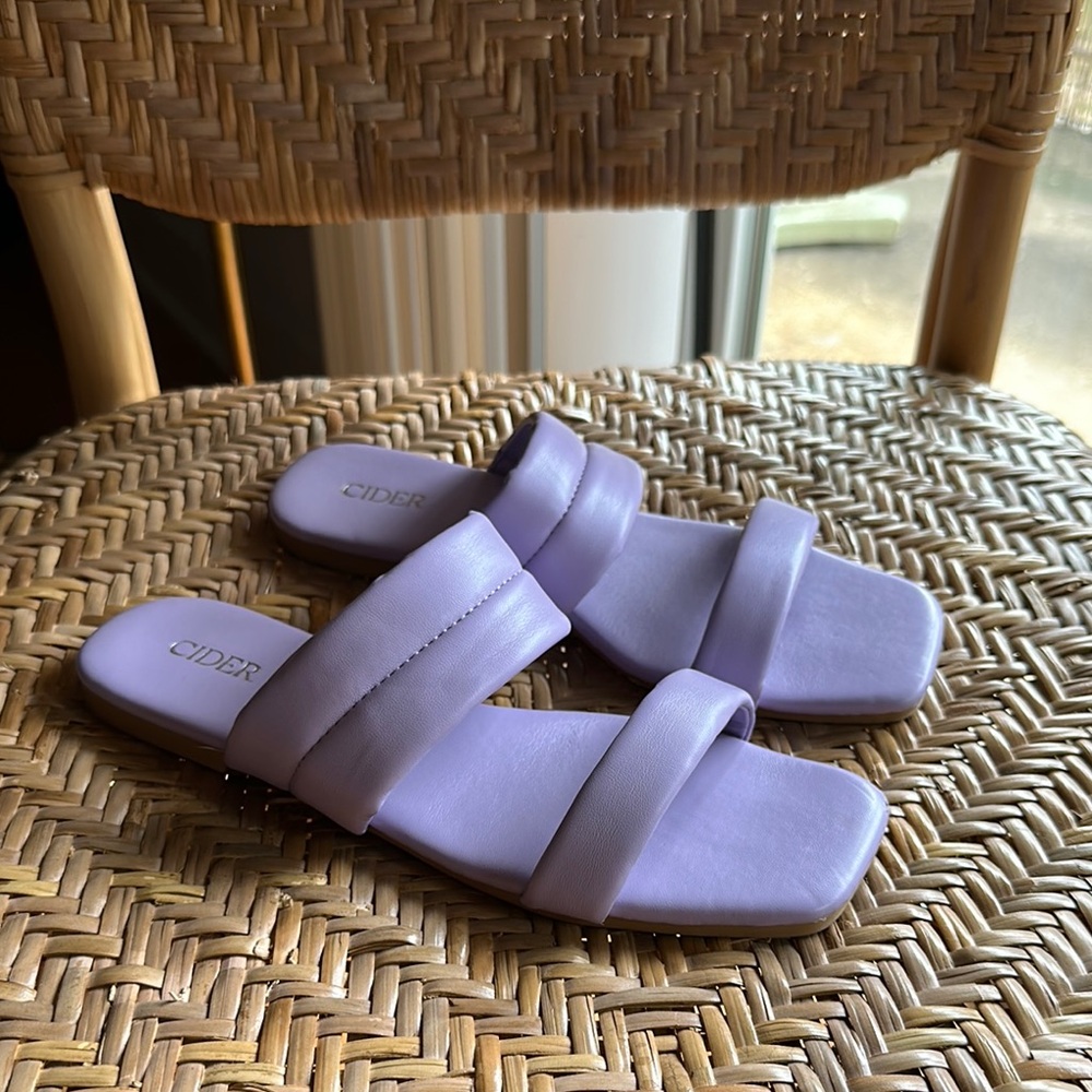Cider Lavender Slide Sandals